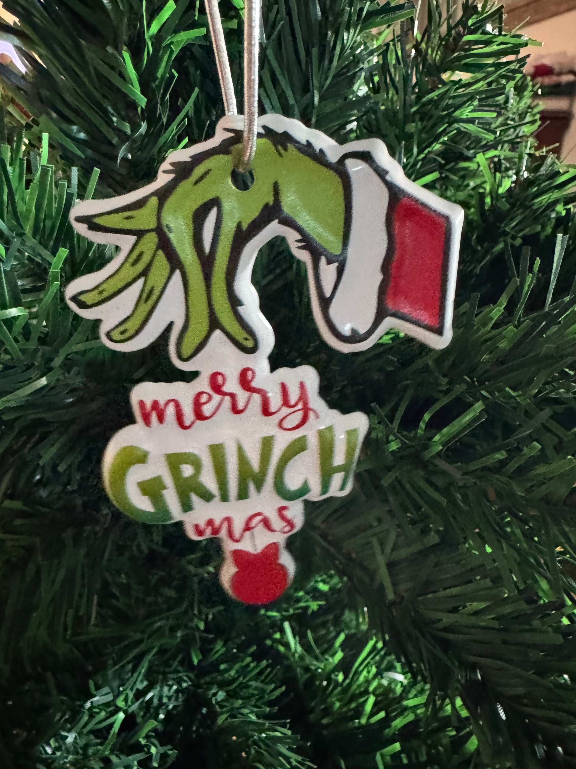 Merry Grinch-mas Hanging Ornament
