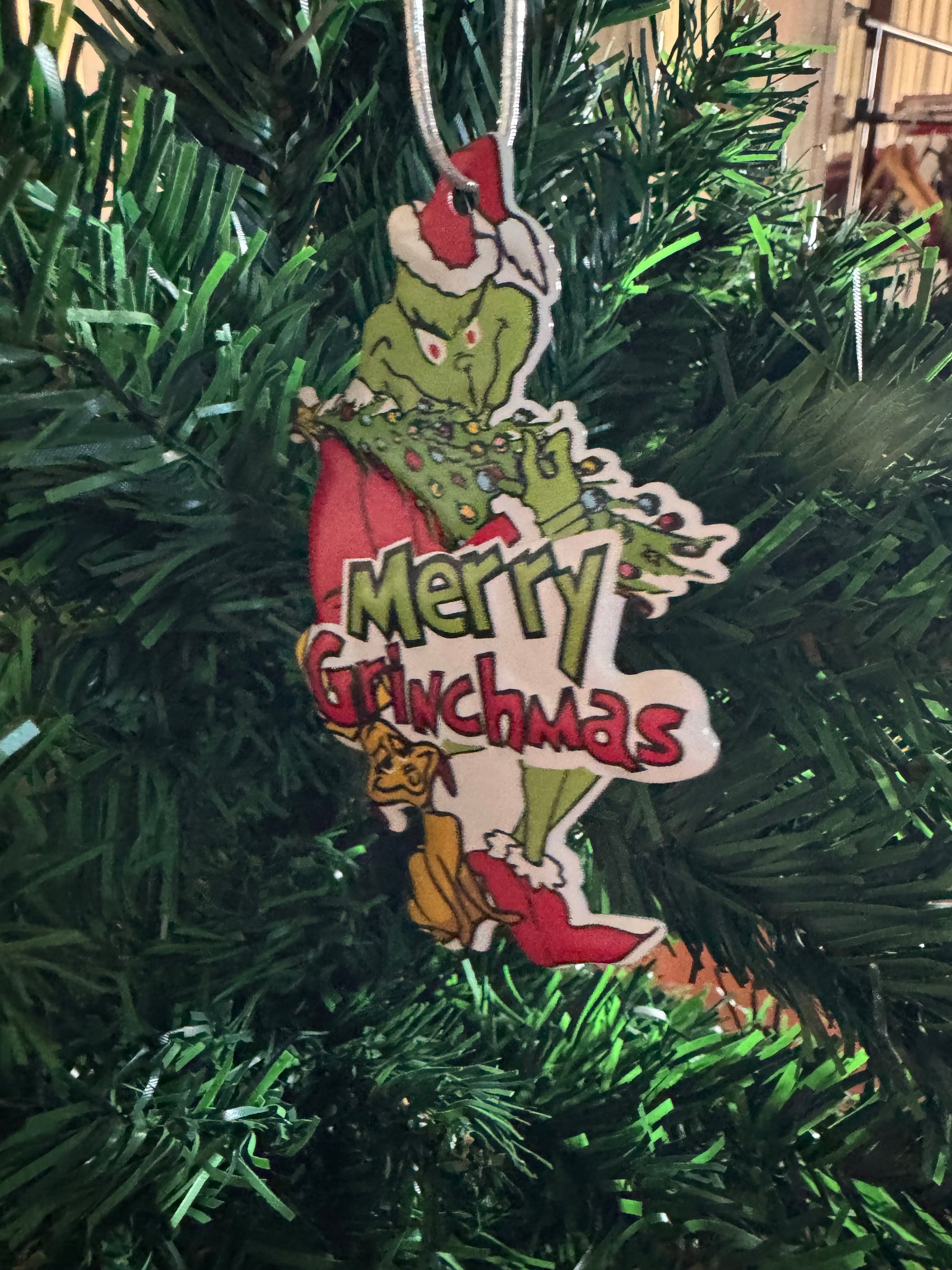 Grinch & Max Hanging Ornament