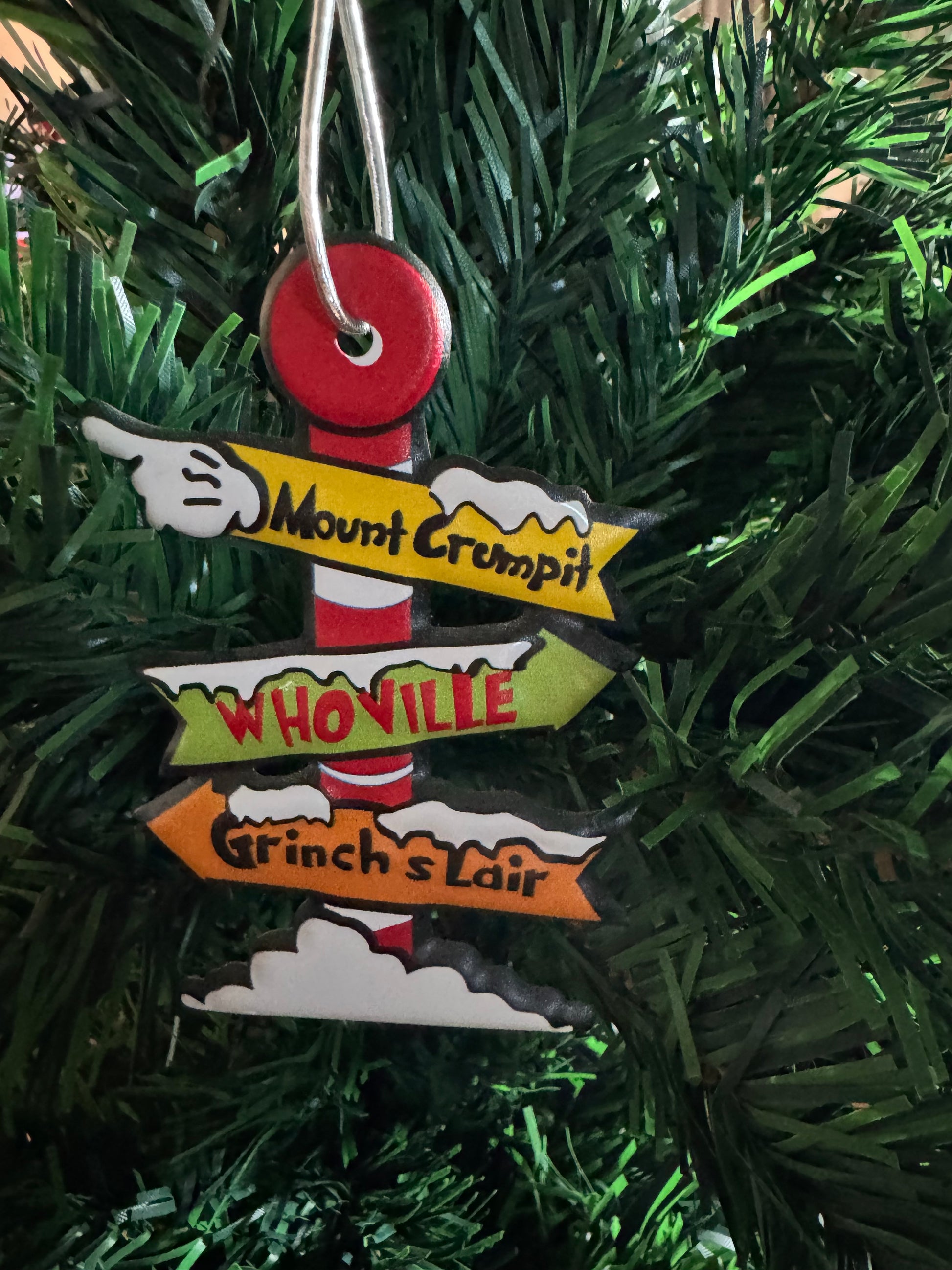 Grinch Pole Hanging Ornament