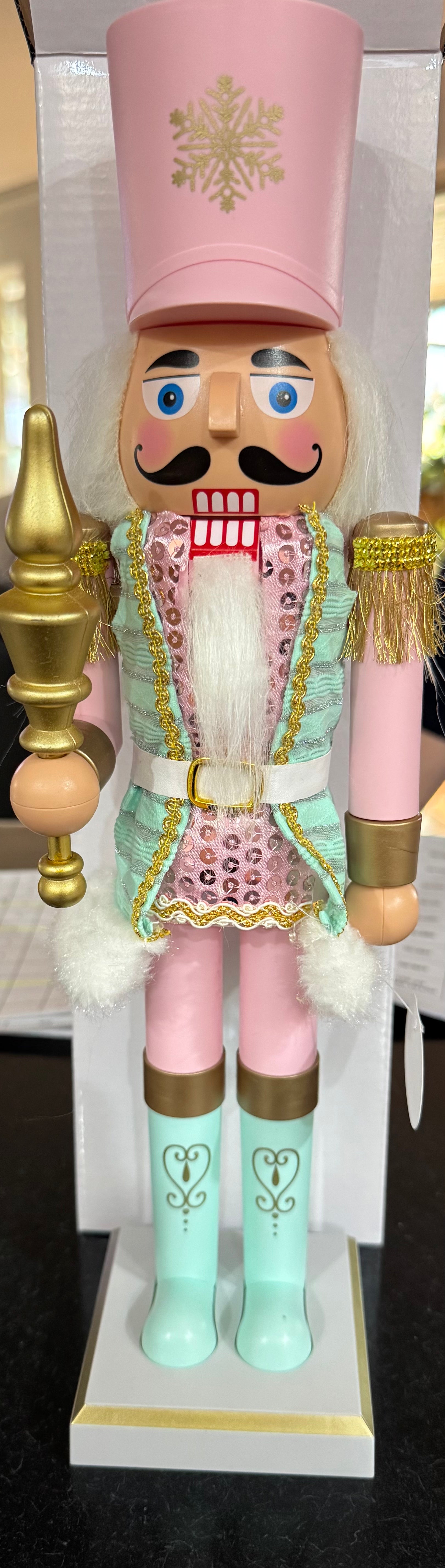 Pastel Pink Musical Nutcracker