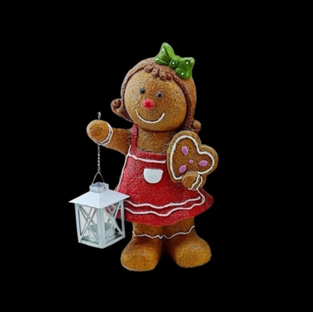Resin Gingerbread Girl 37cm